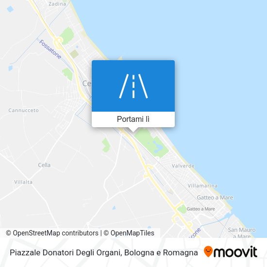 Mappa Piazzale Donatori Degli Organi