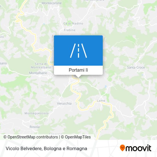 Mappa Vicolo Belvedere