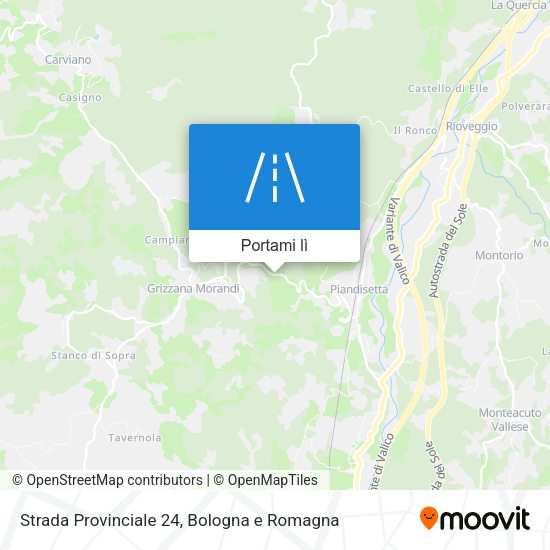 Mappa Strada Provinciale 24