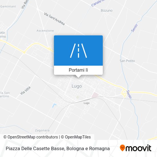 Mappa Piazza Delle Casette Basse