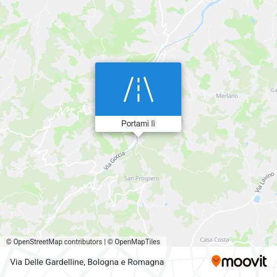 Mappa Via Delle Gardelline