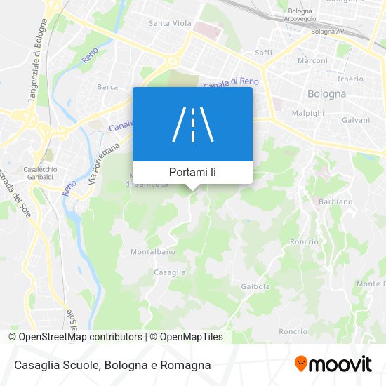 Mappa Casaglia Scuole