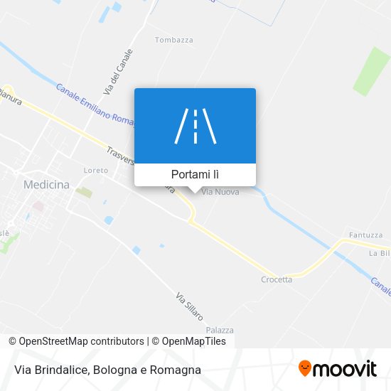 Mappa Via Brindalice
