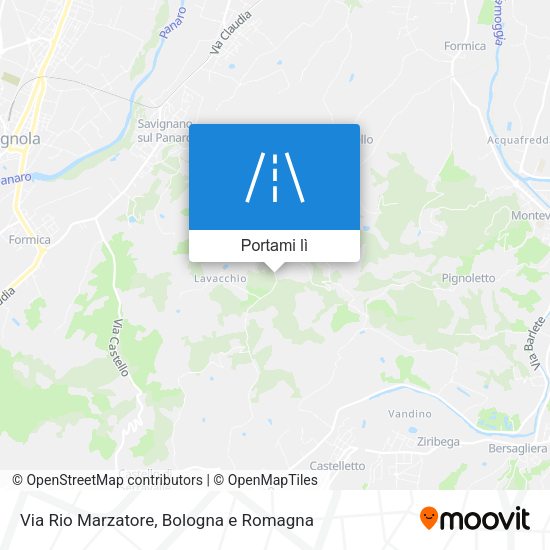 Mappa Via Rio Marzatore