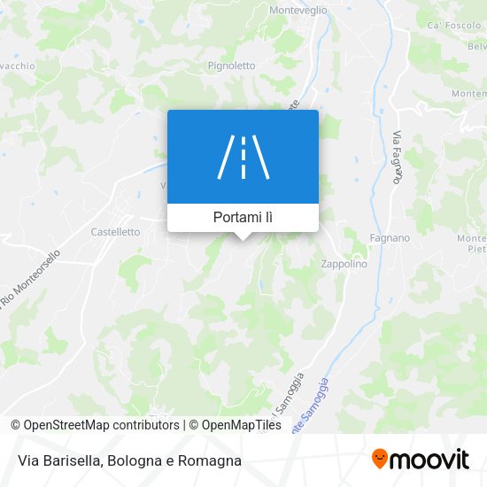Mappa Via Barisella