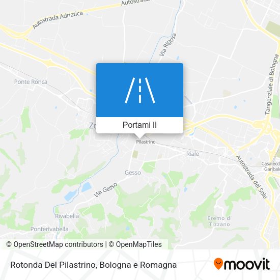 Mappa Rotonda Del Pilastrino