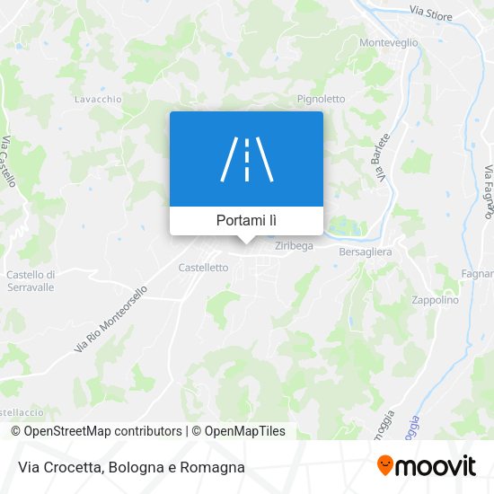 Mappa Via Crocetta
