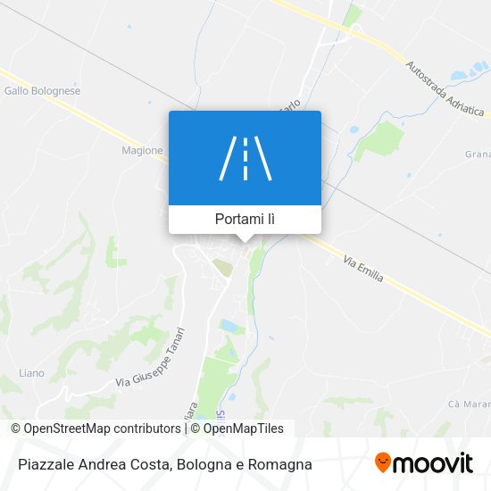 Mappa Piazzale Andrea Costa