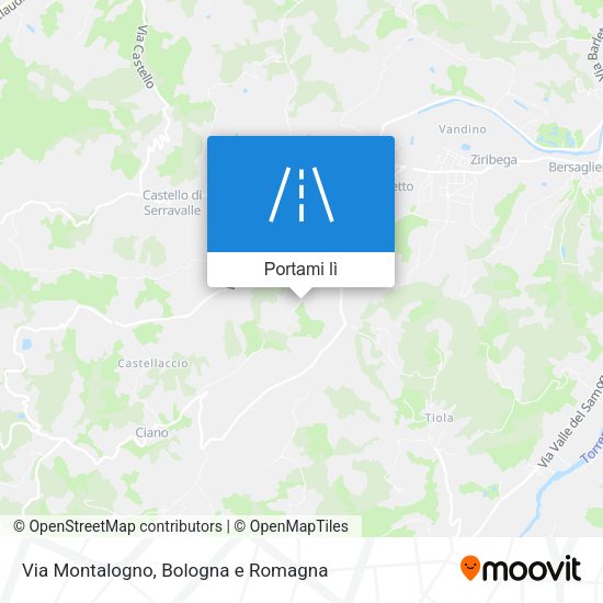 Mappa Via Montalogno