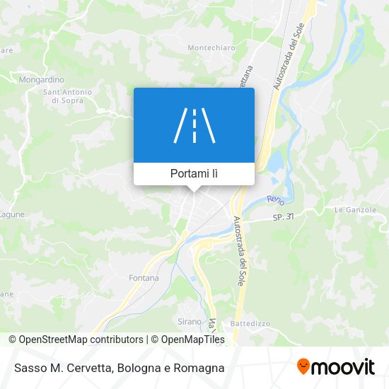 Mappa Sasso M. Cervetta