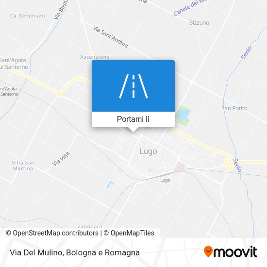 Mappa Via Del Mulino