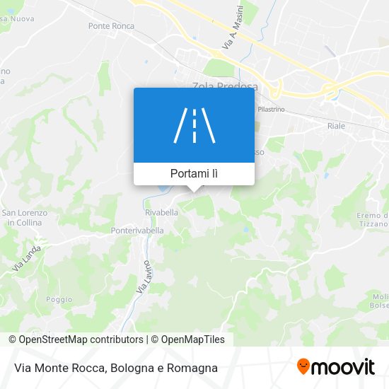 Mappa Via Monte Rocca