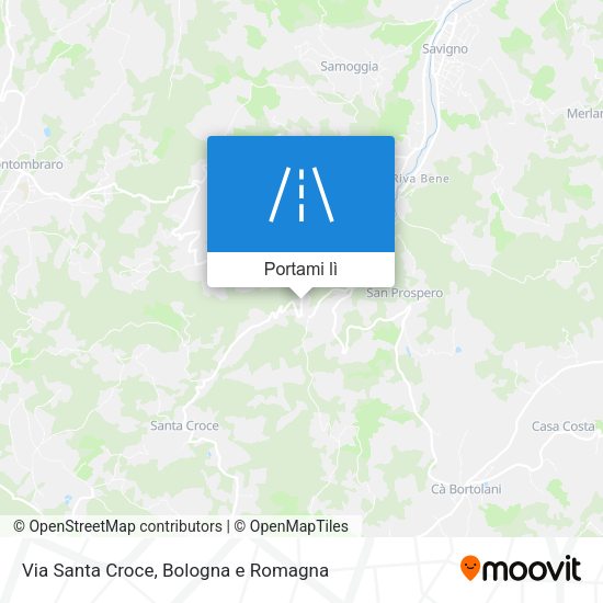 Mappa Via Santa Croce