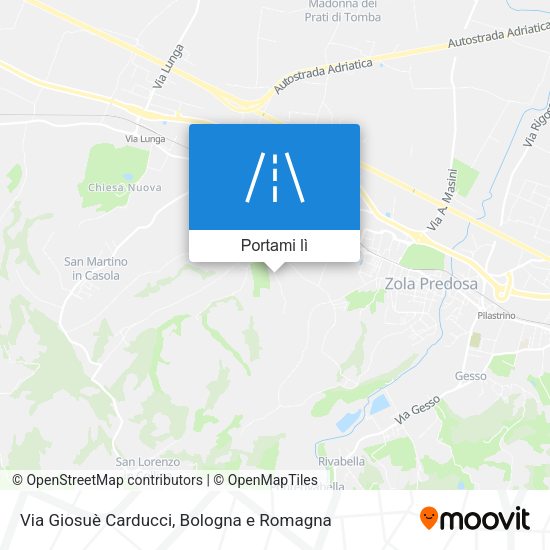 Mappa Via Giosuè Carducci