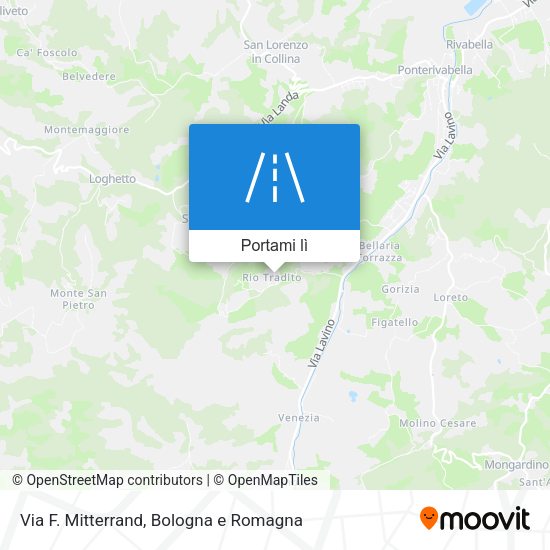 Mappa Via F. Mitterrand