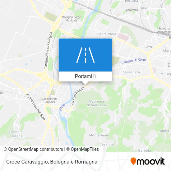 Mappa Croce Caravaggio