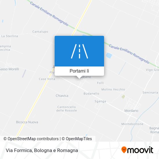 Mappa Via Formica