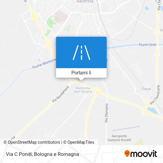 Mappa Via C Pondi
