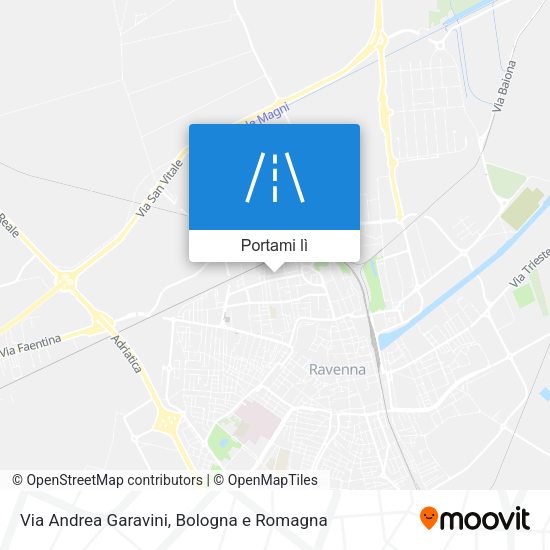 Mappa Via Andrea Garavini