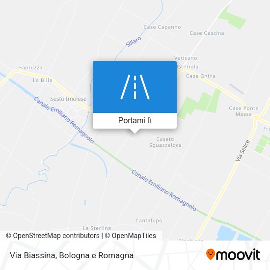 Mappa Via Biassina