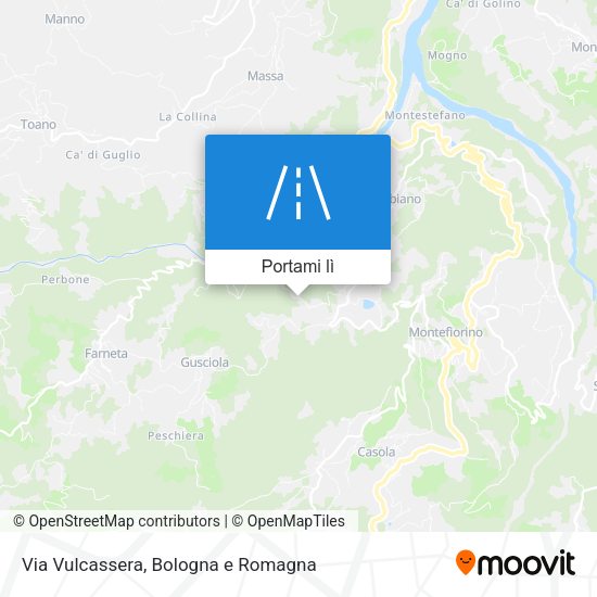 Mappa Via Vulcassera