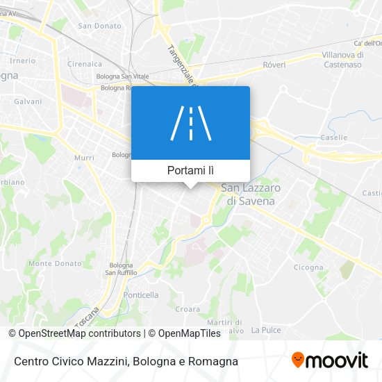 Mappa Centro Civico Mazzini