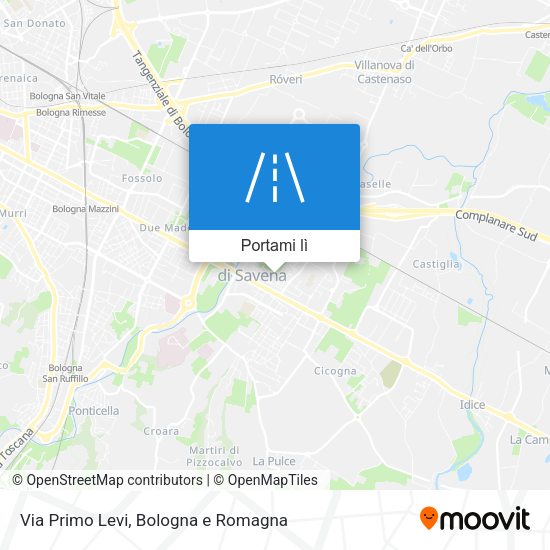 Mappa Via Primo Levi