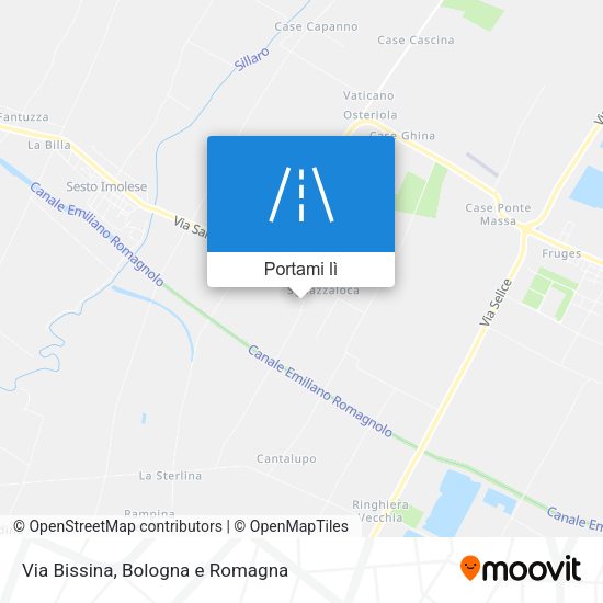 Mappa Via Bissina