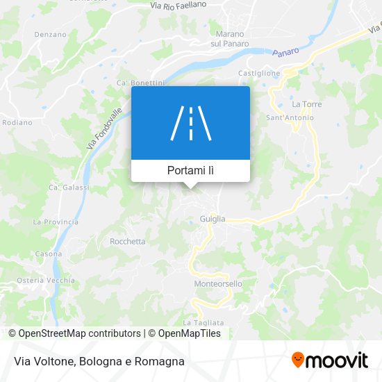 Mappa Via Voltone