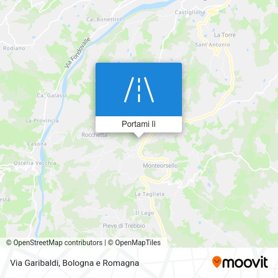 Mappa Via Garibaldi