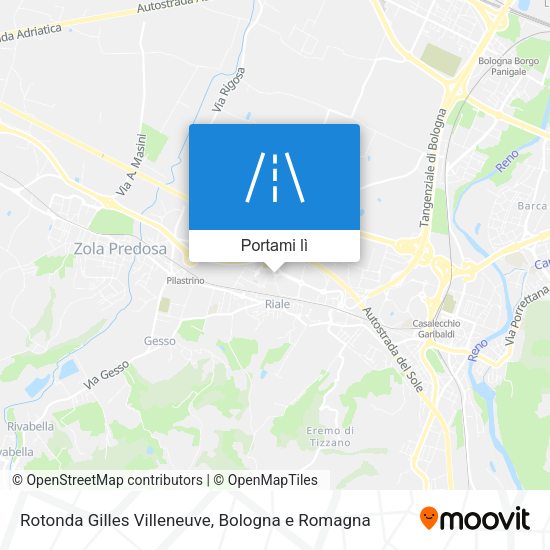 Mappa Rotonda Gilles Villeneuve