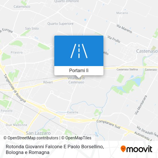 Mappa Rotonda Giovanni Falcone E Paolo Borsellino