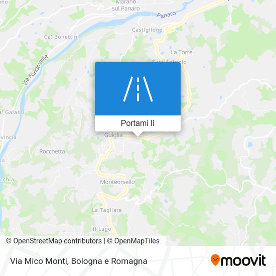 Mappa Via Mico Monti