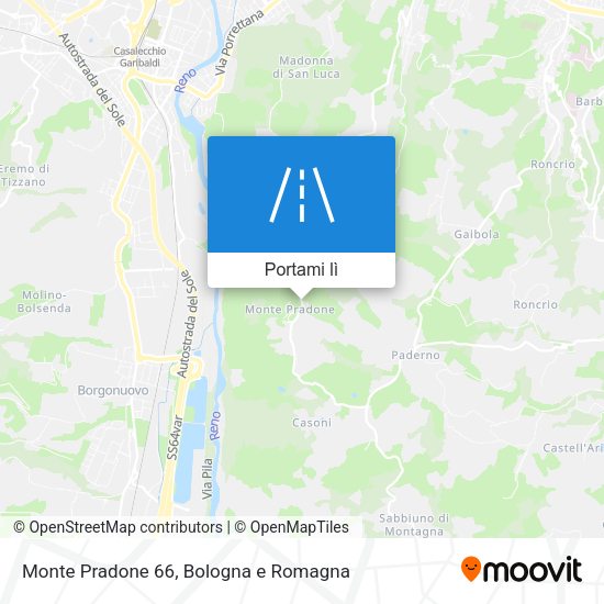 Mappa Monte Pradone 66
