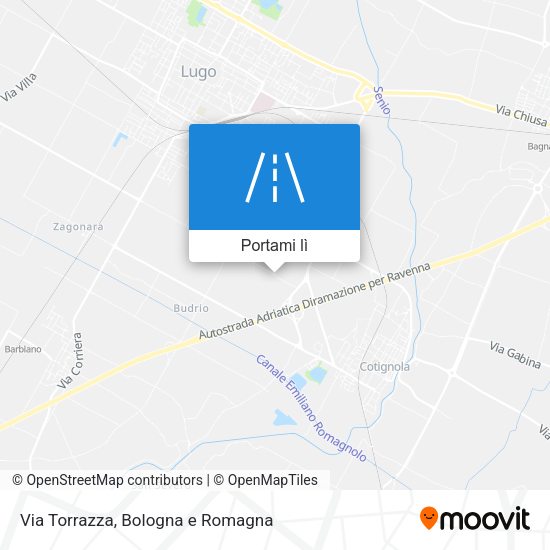Mappa Via Torrazza