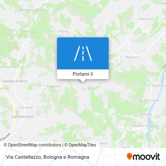 Mappa Via Castellazzo