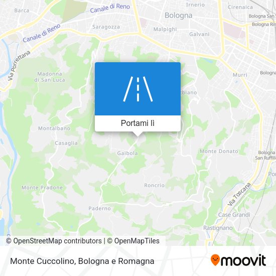 Mappa Monte Cuccolino