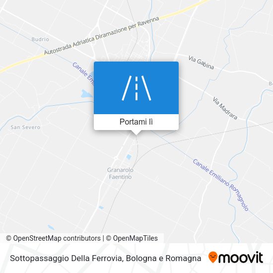Mappa Sottopassaggio Della Ferrovia