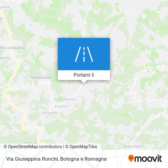 Mappa Via Giuseppina Ronchi