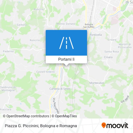 Mappa Piazza G. Piccinini