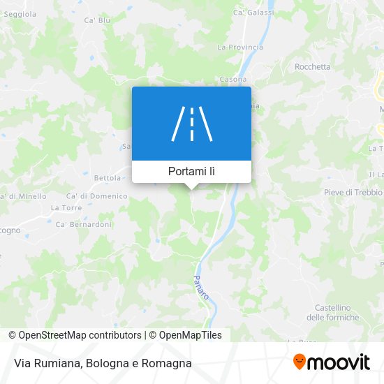 Mappa Via Rumiana
