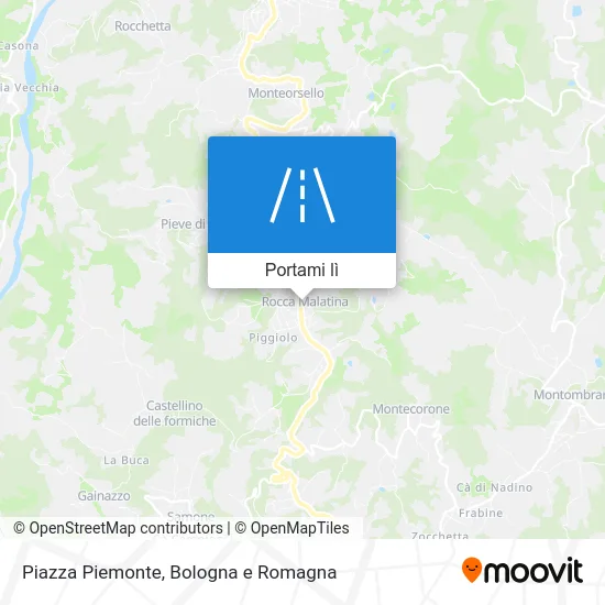 Mappa Piazza Piemonte