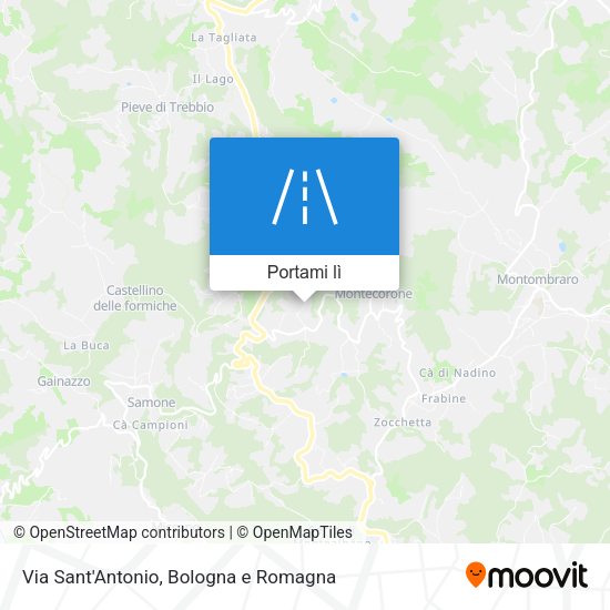 Mappa Via Sant'Antonio