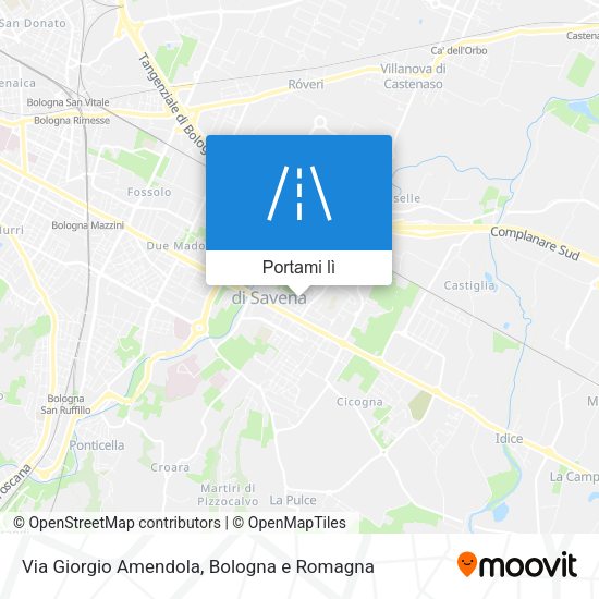 Mappa Via Giorgio Amendola
