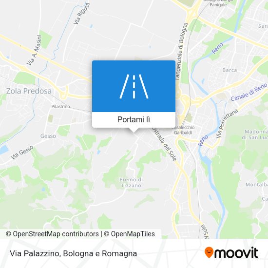 Mappa Via Palazzino