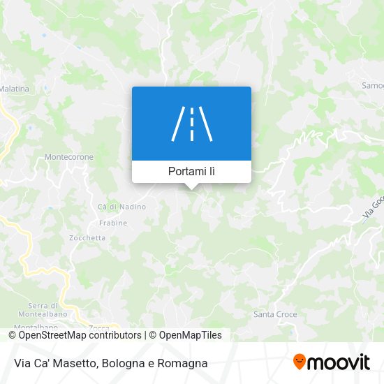 Mappa Via Ca' Masetto