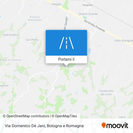 Mappa Via Domenico Dè Jani