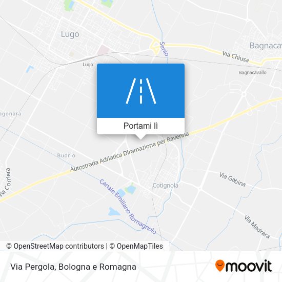 Mappa Via Pergola