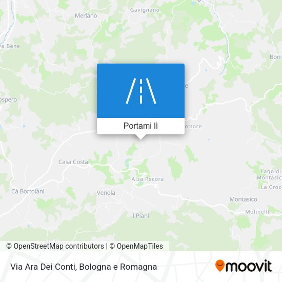 Mappa Via Ara Dei Conti