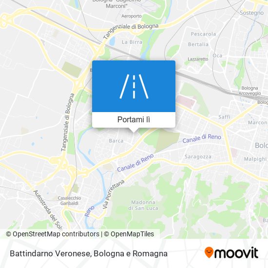 Mappa Battindarno Veronese